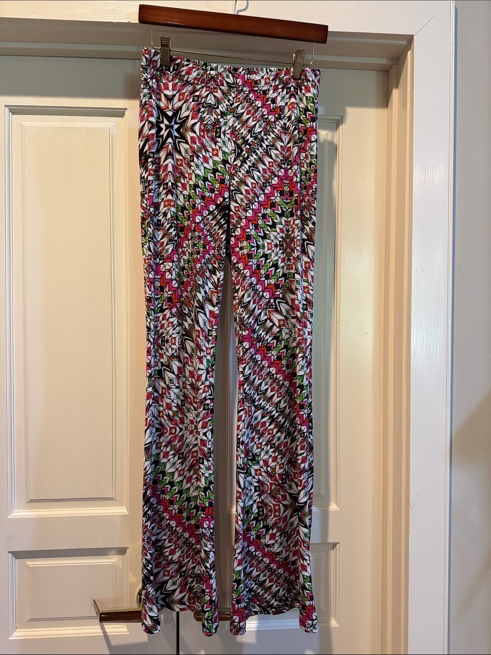 new directions Wide-Leg Printed Pants - Pink Multi